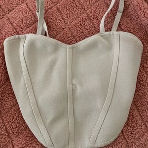 Aritzia Babaton Franklin Sculpt Knit Bustier Top